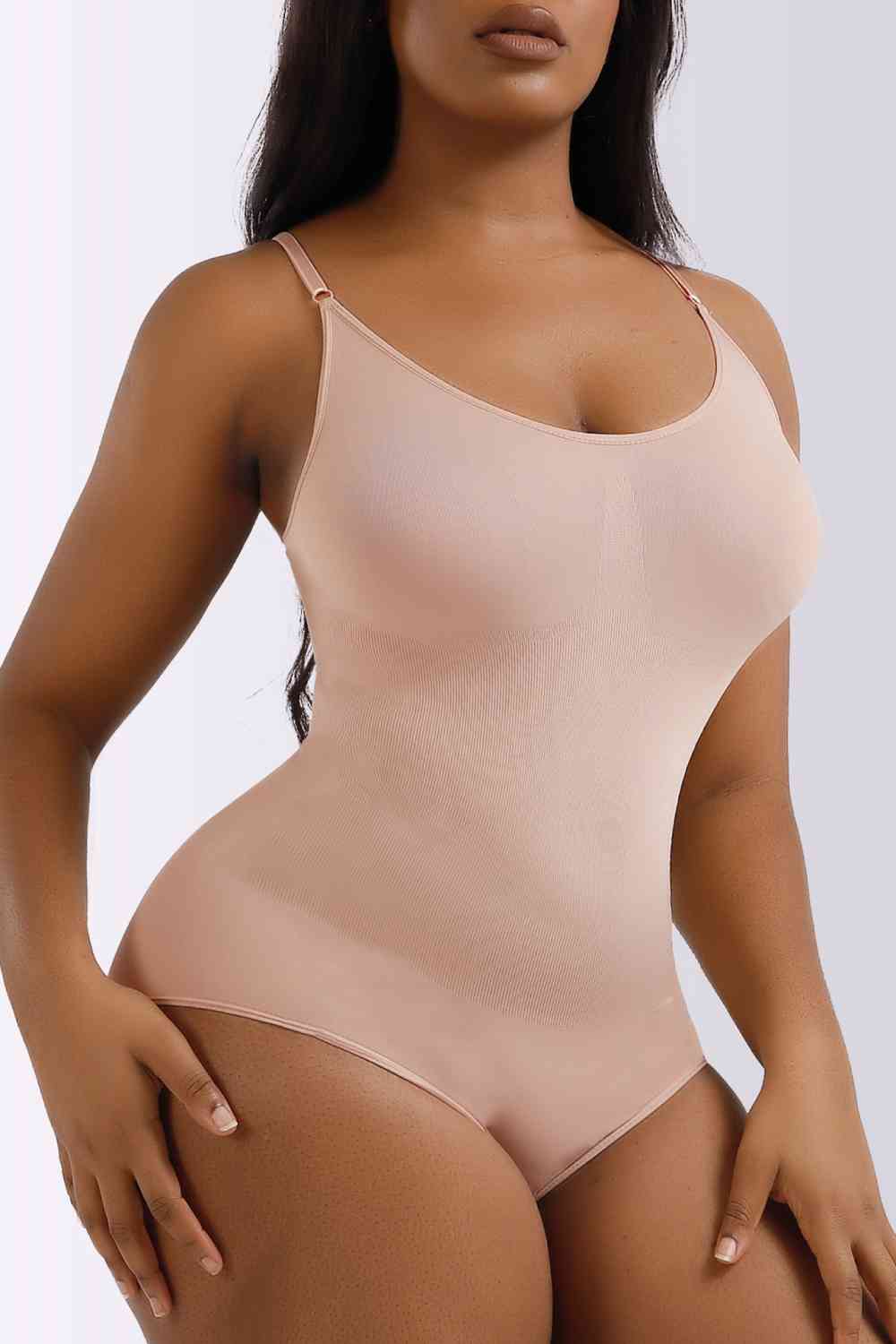 Candy Coated Spaghetti Strap Shaping Bodysuit Mighty Lifestyle - Mighty Lifestyle