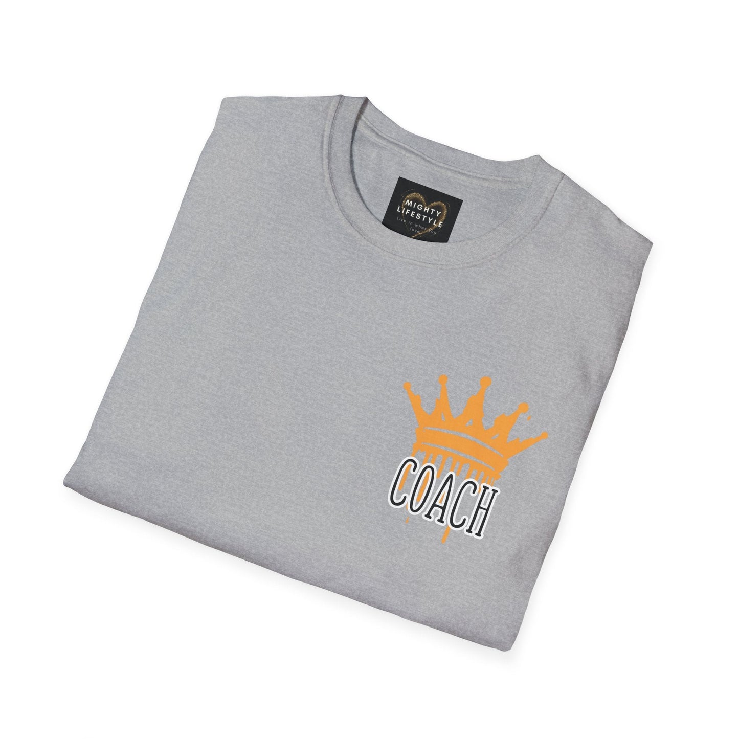 Coach | Statement Shirt | Coach Crown | Elite Coach Top Coach Best Coach Gift for Coach | Sports Shirt | Mighty Lifestyle | Softstyle T-Shirt Mighty Lifestyle Basketball Sports Coach - Mighty Lifestyle