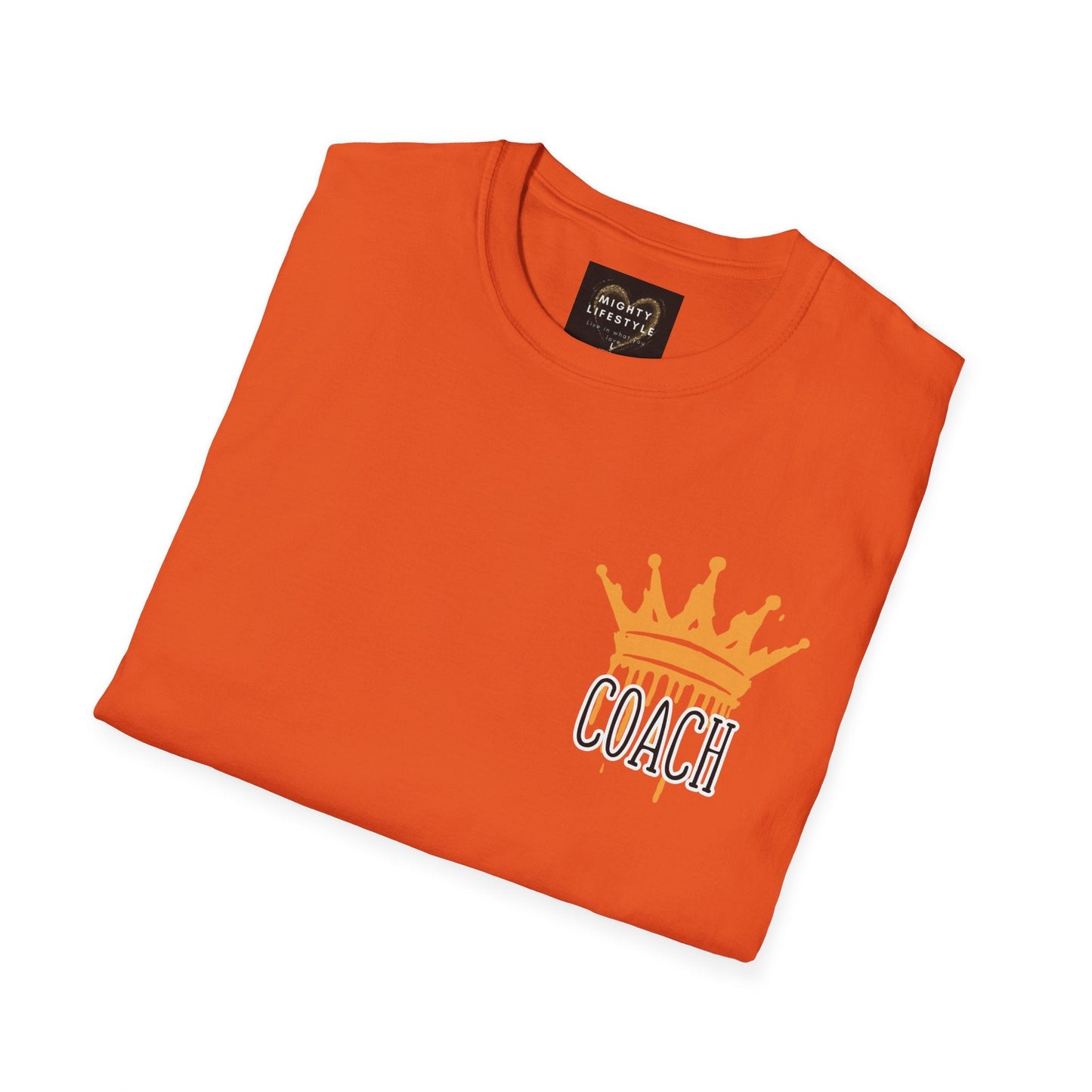 Coach | Statement Shirt | Coach Crown | Elite Coach Top Coach Best Coach Gift for Coach | Sports Shirt | Mighty Lifestyle | Softstyle T-Shirt Mighty Lifestyle Basketball Sports Coach - Mighty Lifestyle