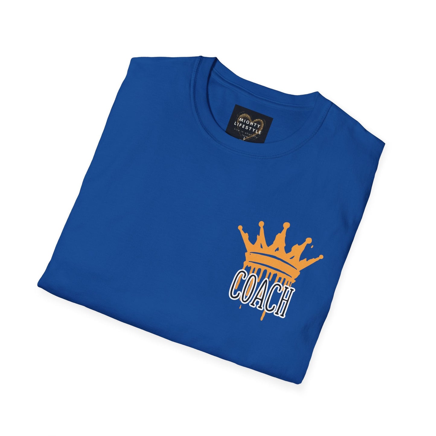 Coach | Statement Shirt | Coach Crown | Elite Coach Top Coach Best Coach Gift for Coach | Sports Shirt | Mighty Lifestyle | Softstyle T-Shirt Mighty Lifestyle Basketball Sports Coach - Mighty Lifestyle