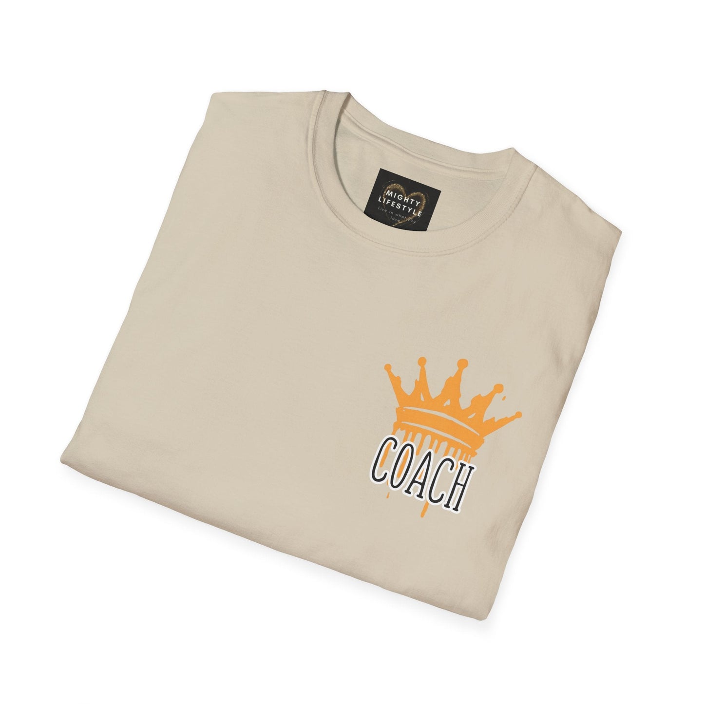 Coach | Statement Shirt | Coach Crown | Elite Coach Top Coach Best Coach Gift for Coach | Sports Shirt | Mighty Lifestyle | Softstyle T-Shirt Mighty Lifestyle Basketball Sports Coach - Mighty Lifestyle