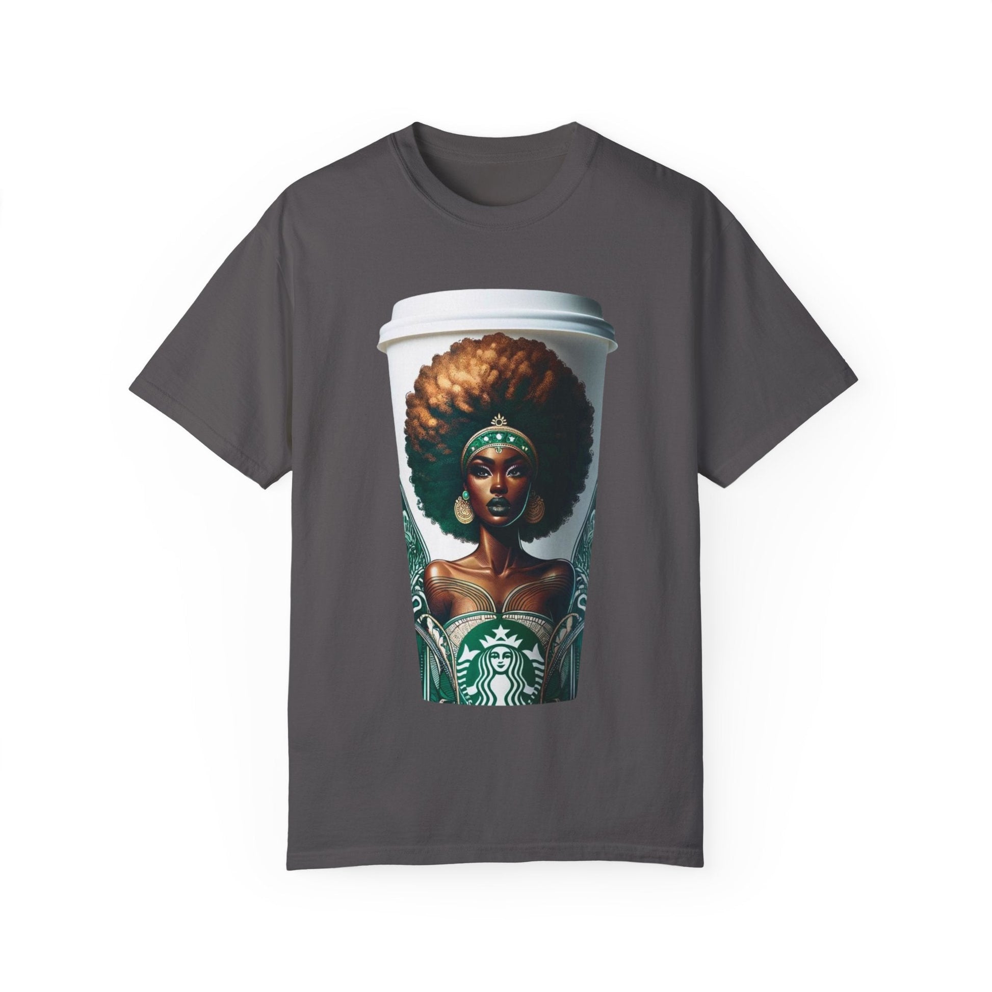 Coffee Dreams, Skin Gleams Unisex Garment - Dyed T-shirt | BIPOC Shirt - Mighty Lifestyle