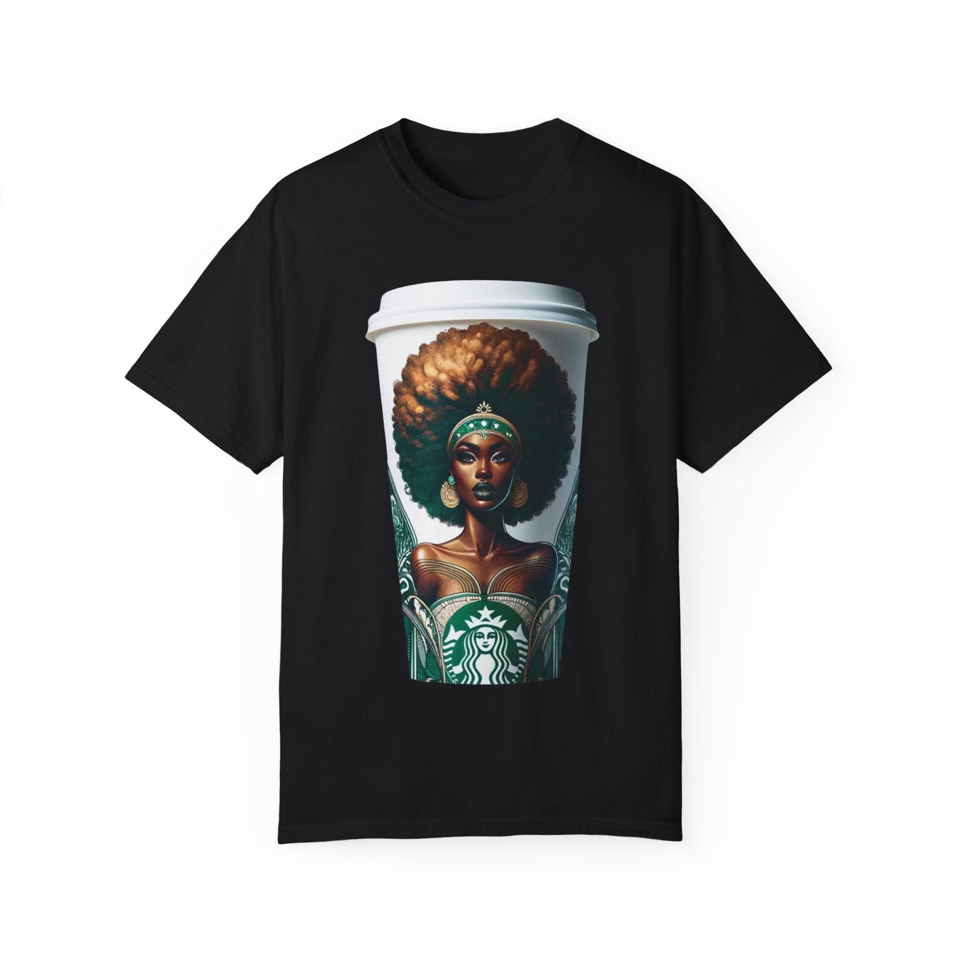 Coffee Dreams, Skin Gleams Unisex Garment - Dyed T-shirt | BIPOC Shirt - Mighty Lifestyle