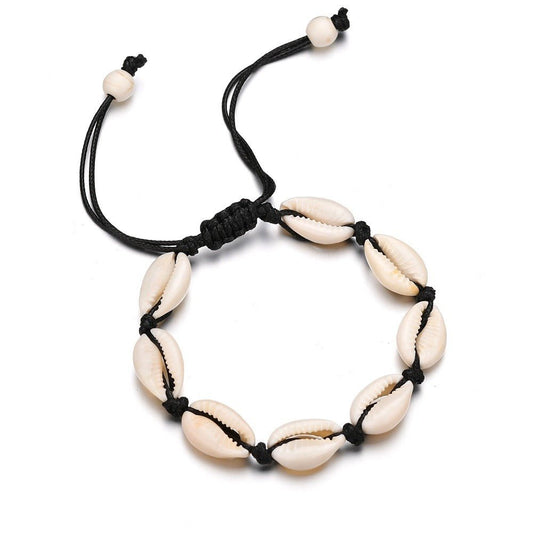 Cowrie Shells Bracelet | African Bracelet | Trendy Casual Handwear Shell Weaving Bracelet - Mighty Lifestyle