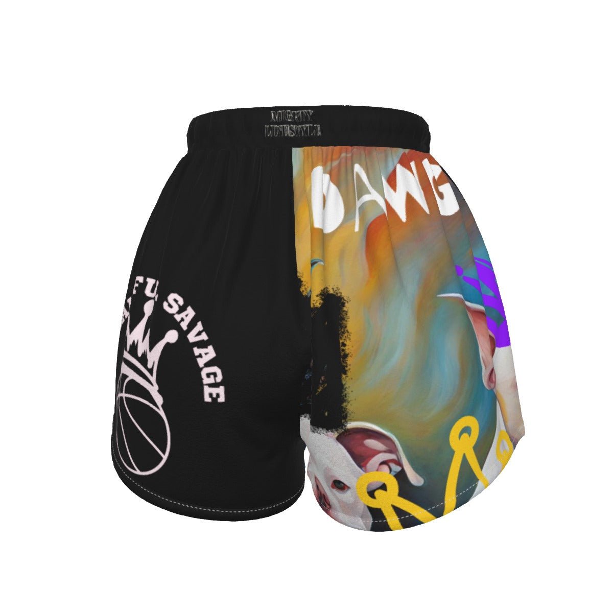 DAWG ML Shorts BLACK BASKETBALL SHORTS Sports Shorts Women's Sports Shorts - Mighty Lifestyle
