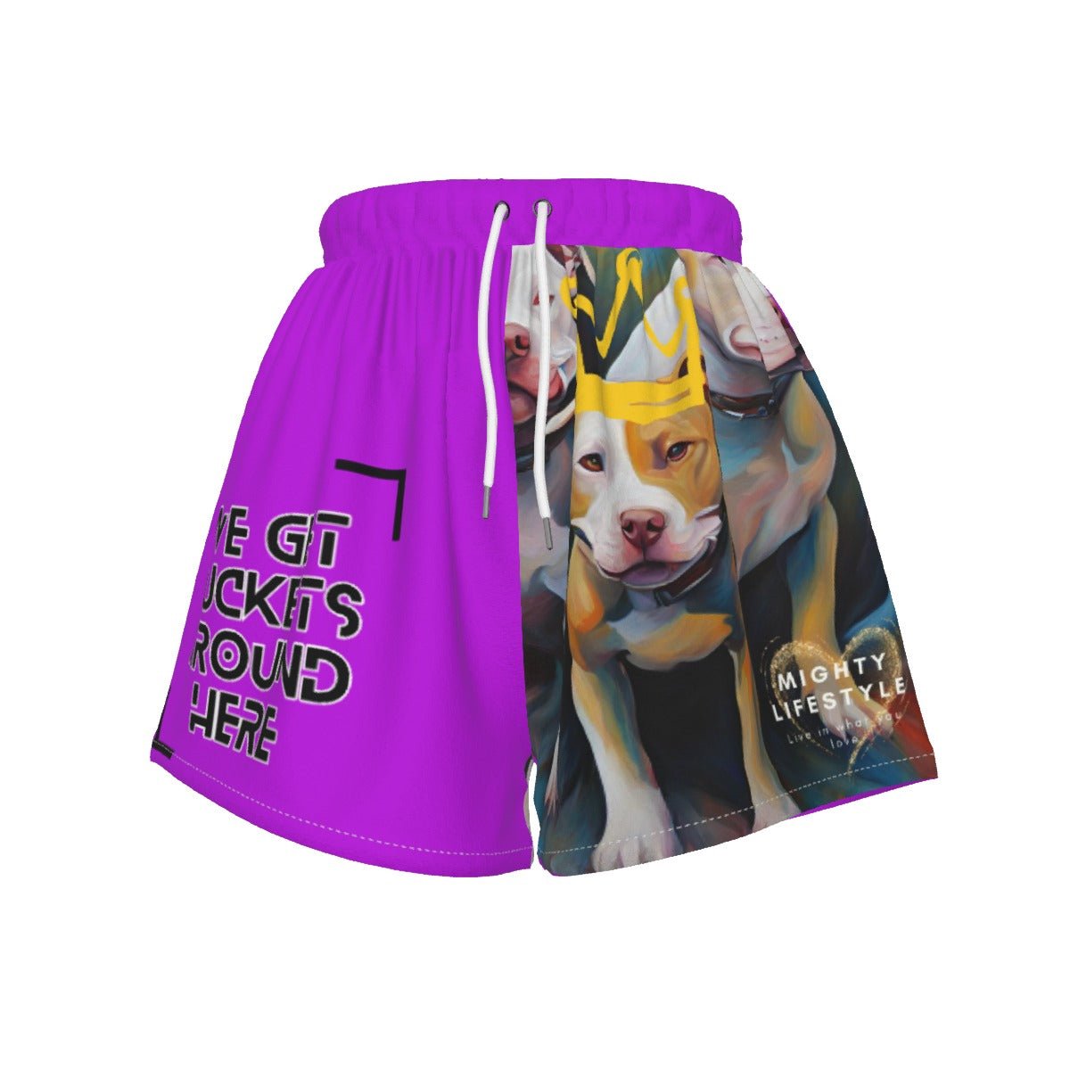 DAWG Shorts Fuscia Basketball Shorts Women's Sports Shorts - Mighty Lifestyle