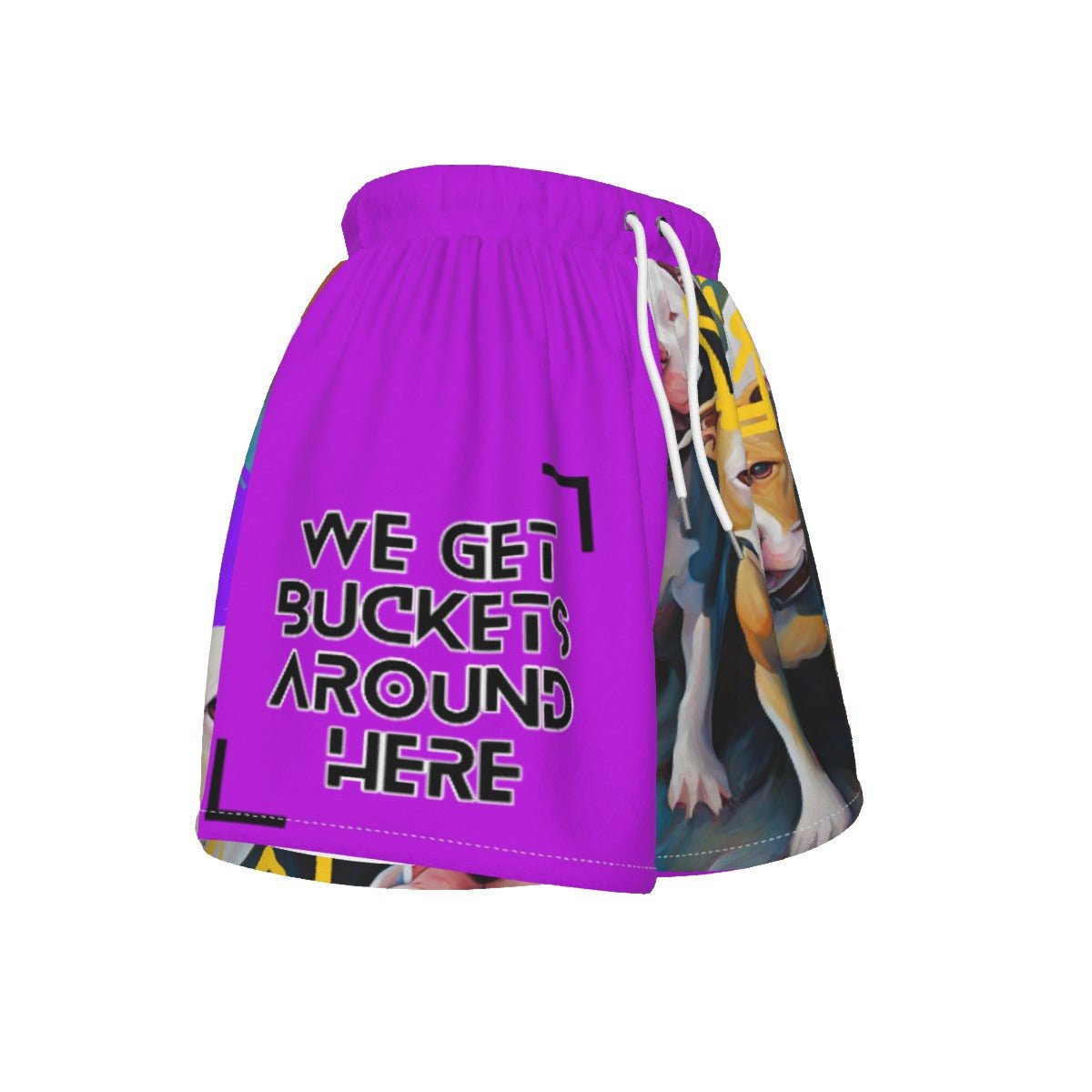 DAWG Shorts Fuscia Basketball Shorts Women's Sports Shorts - Mighty Lifestyle