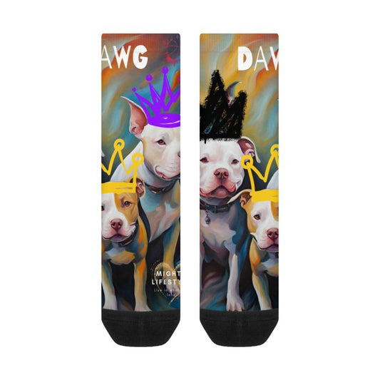 DAWG Socks, Sports Socks, Matching Crew Socks - Mighty Lifestyle