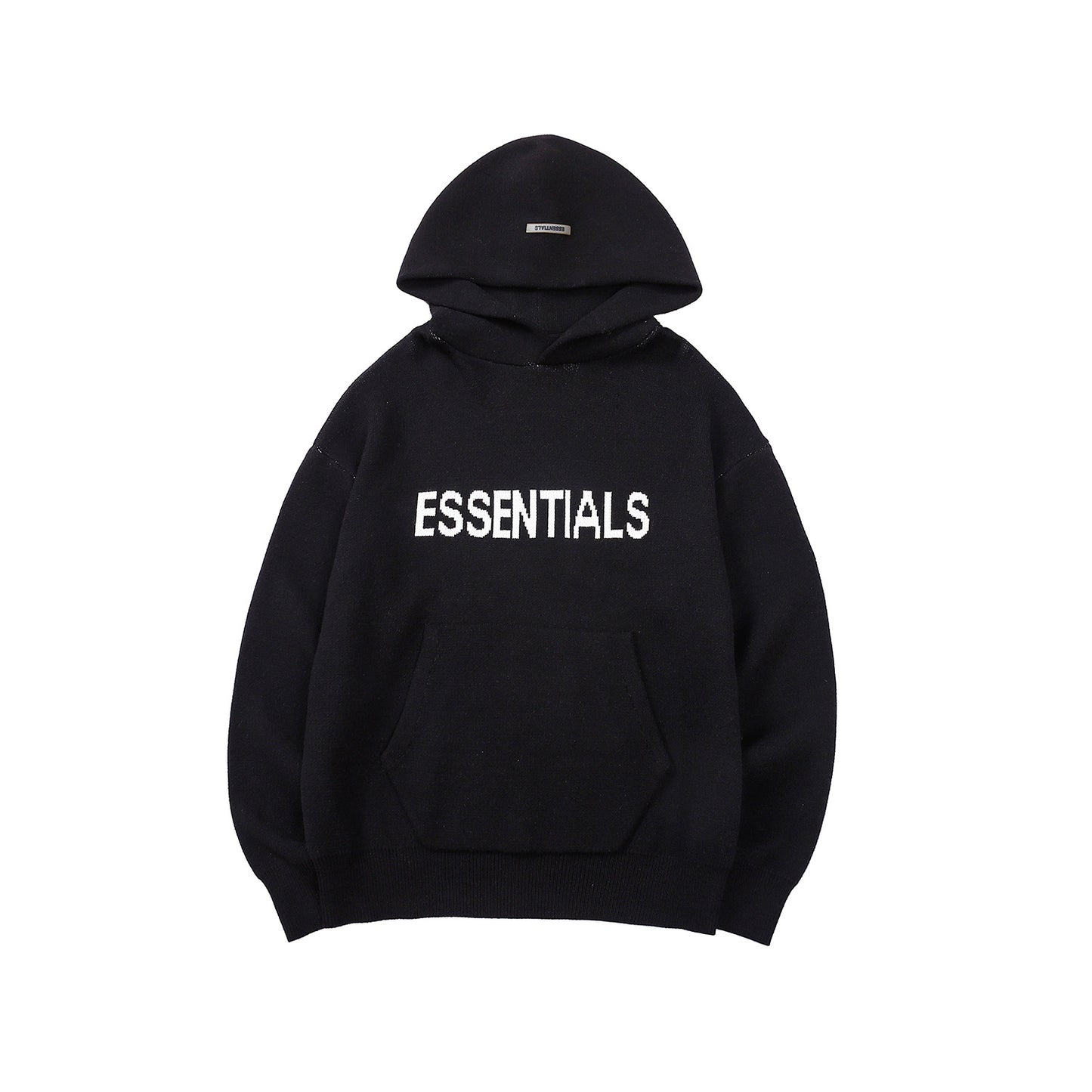 Essential style hooded pullover hoodie sweater plus pile