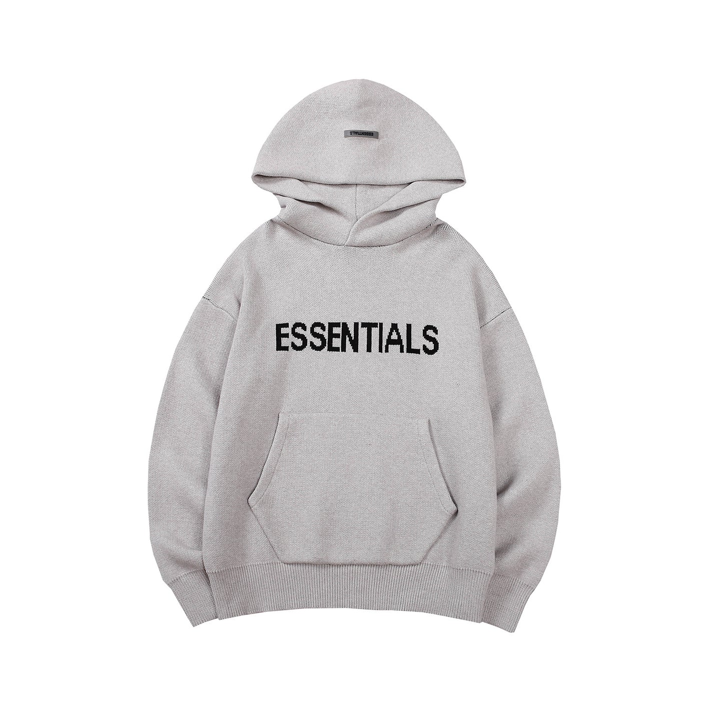 Essential style hooded pullover hoodie sweater plus pile