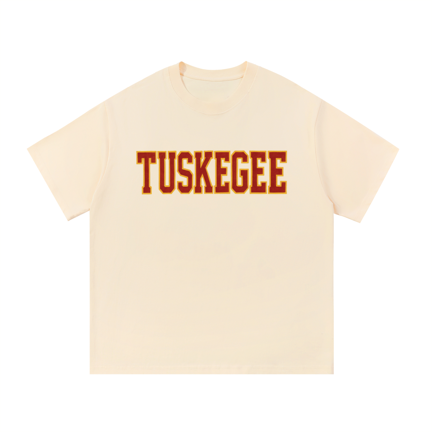 Tuskegee HBCU Essential Cotton T-Shirt – Crimson & Gold College Spirit Tee – Unisex Heavyweight 100% Cotton Tuskegee HBCU Shirt Essential Cotton T-Shirt
