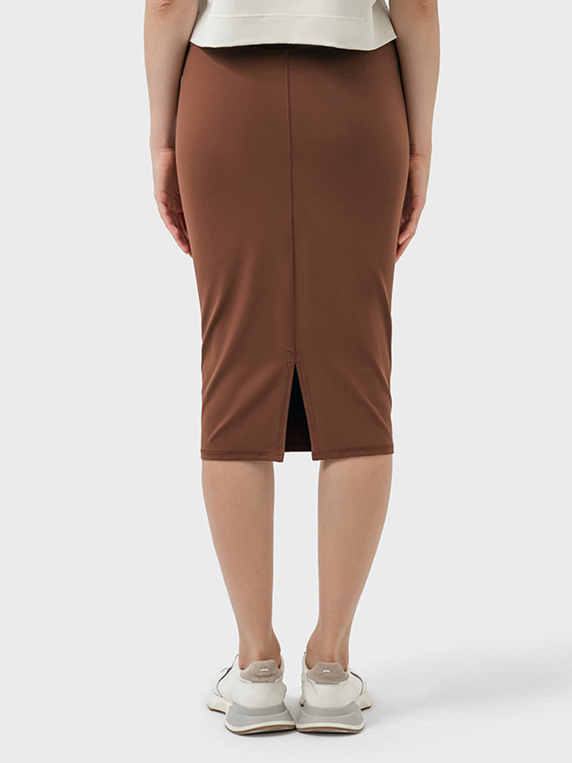 Sonya Slit Wrap Active Skirt | Work Skirt | Casual Comfortable Skirt | Pencil Skirt