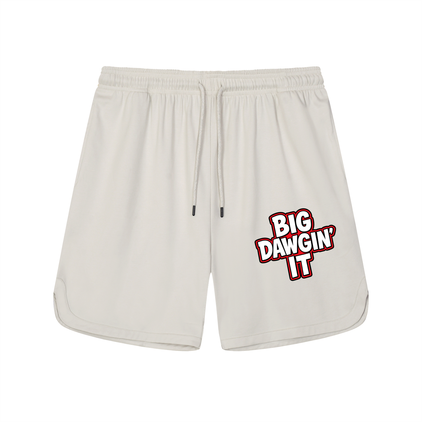 Big Dawgin’ It Underdog Mesh-Lined Quick-Dry Performance Sports Shorts — Big Dawgin’ It Underdog Quick-Dry Mesh-Lined Sports Shorts – Unisex Athletic Fit for Training, Running & Gym