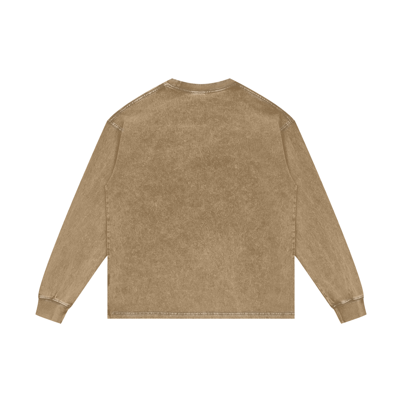HIM Acid Wash Oversize Long Sleeve T-Shirt
