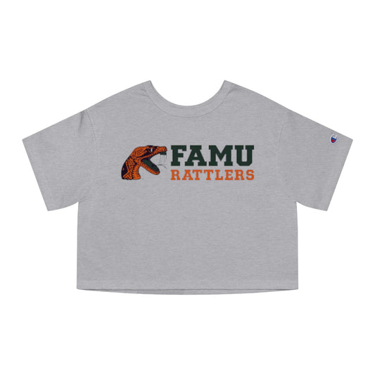 FAMU, FL A&M University, HBCU Football Homecoming, Classic Black Excellence, Sports, Champion Women's Heritage Cropped T-Shirt - Mighty Lifestyle