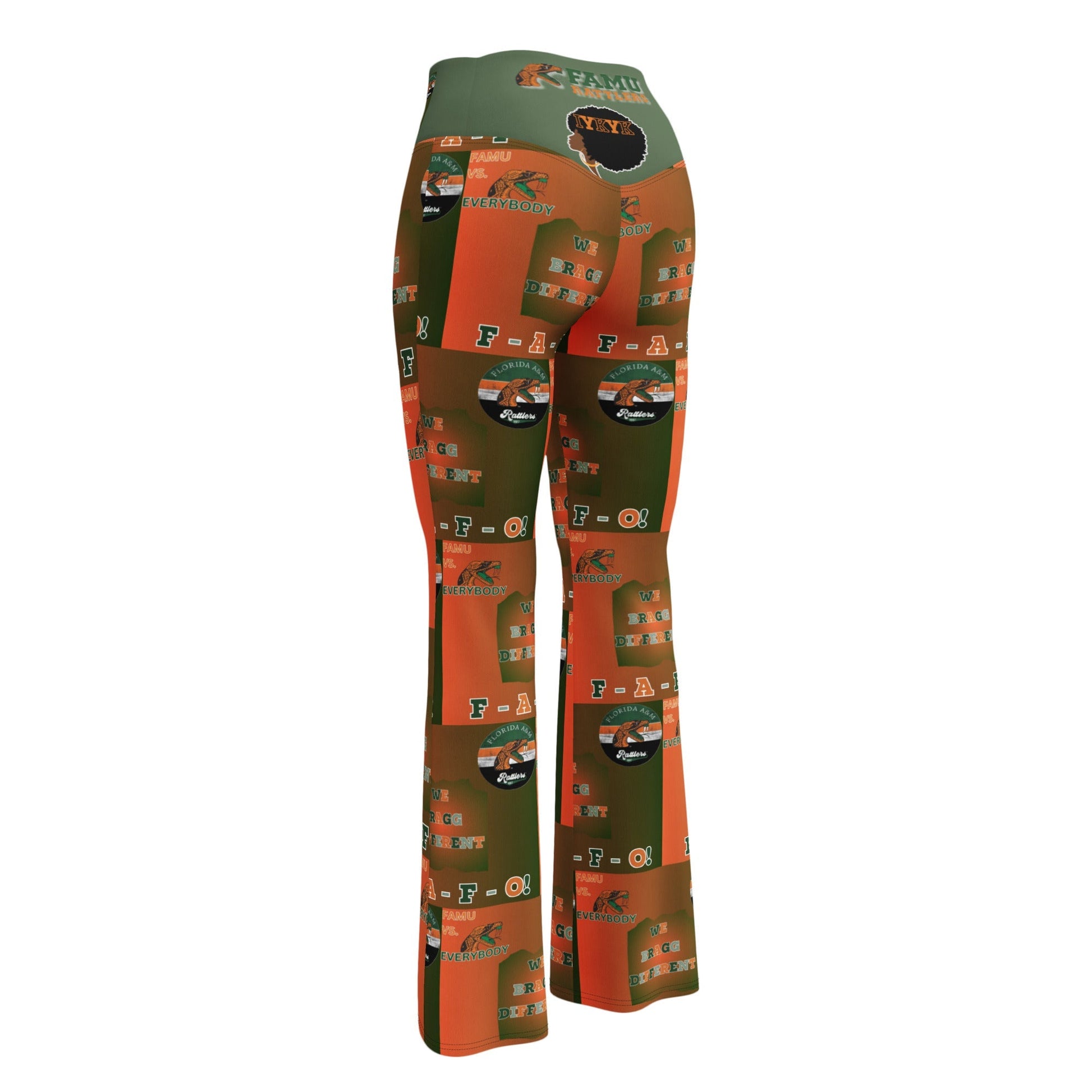 FAMU RATTLER BRAGG Tights FAMU Flare leggings - Mighty Lifestyle