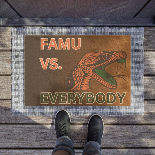 FAMU Rattlers Doormat | Rattlers | HBCU Gift | FAMU Mat - Mighty Lifestyle
