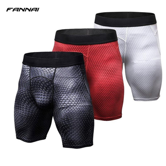 FANNAI Men's Sport Tight| rRnning Short Elastic Waist Shorts Fitness Gym Workout Skinny Yoga Short Trousers - Mighty Lifestyle