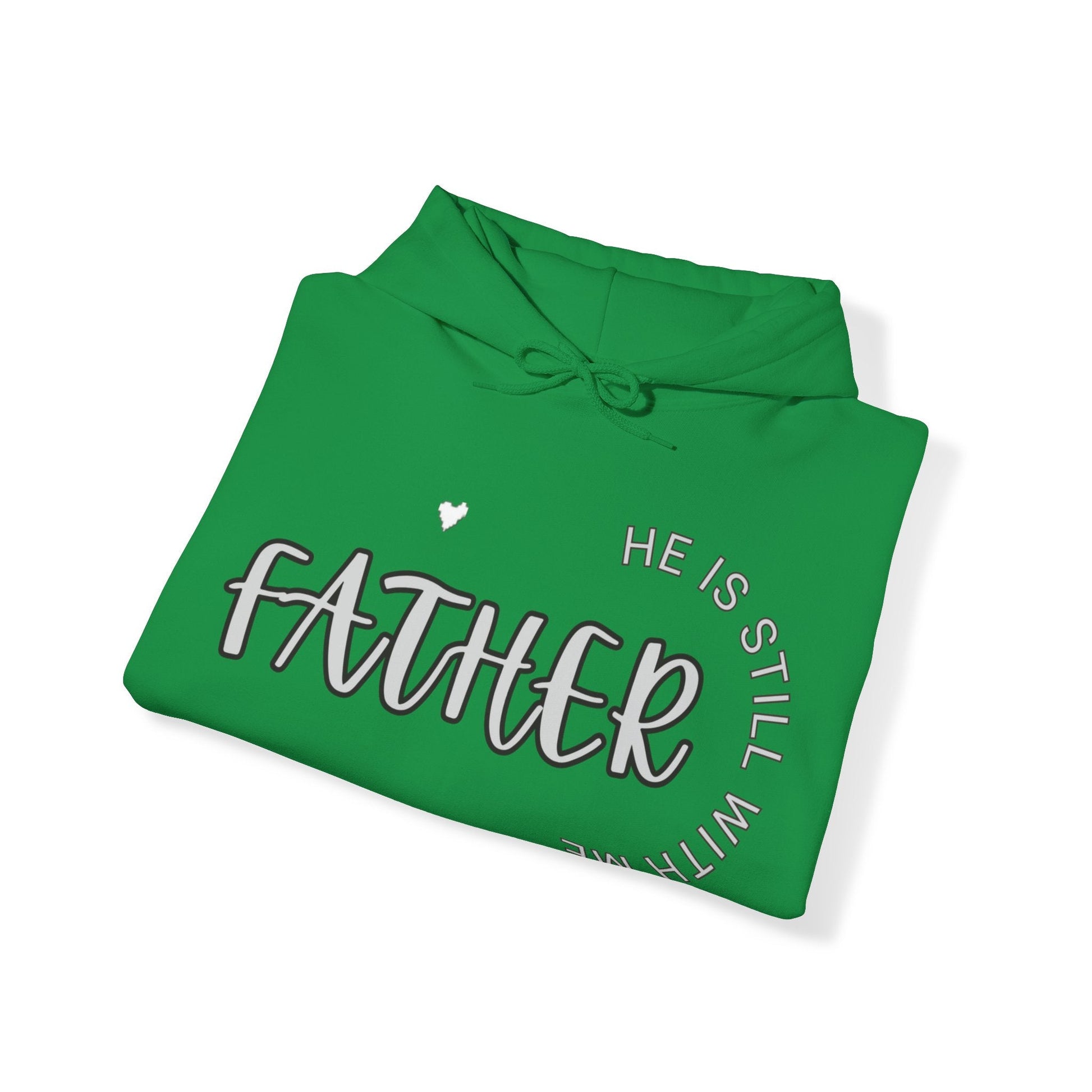 Father he is Still with Me, Memorial, RIP, Now an Angel, Gone but not forgotten Hoodie, Unisex Heavy Blend™ Hooded Sweatshirt - Mighty Lifestyle