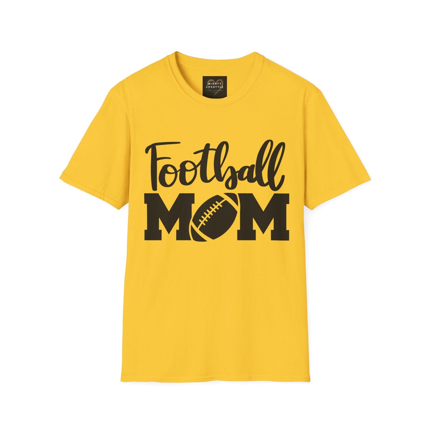 Football Mom Fan Shirt | Tackle and Flag Football Shirt | Sports Shirt | Football Player Shirt | Mighty Lifestyle | Softstyle T-Shirt - Mighty Lifestyle