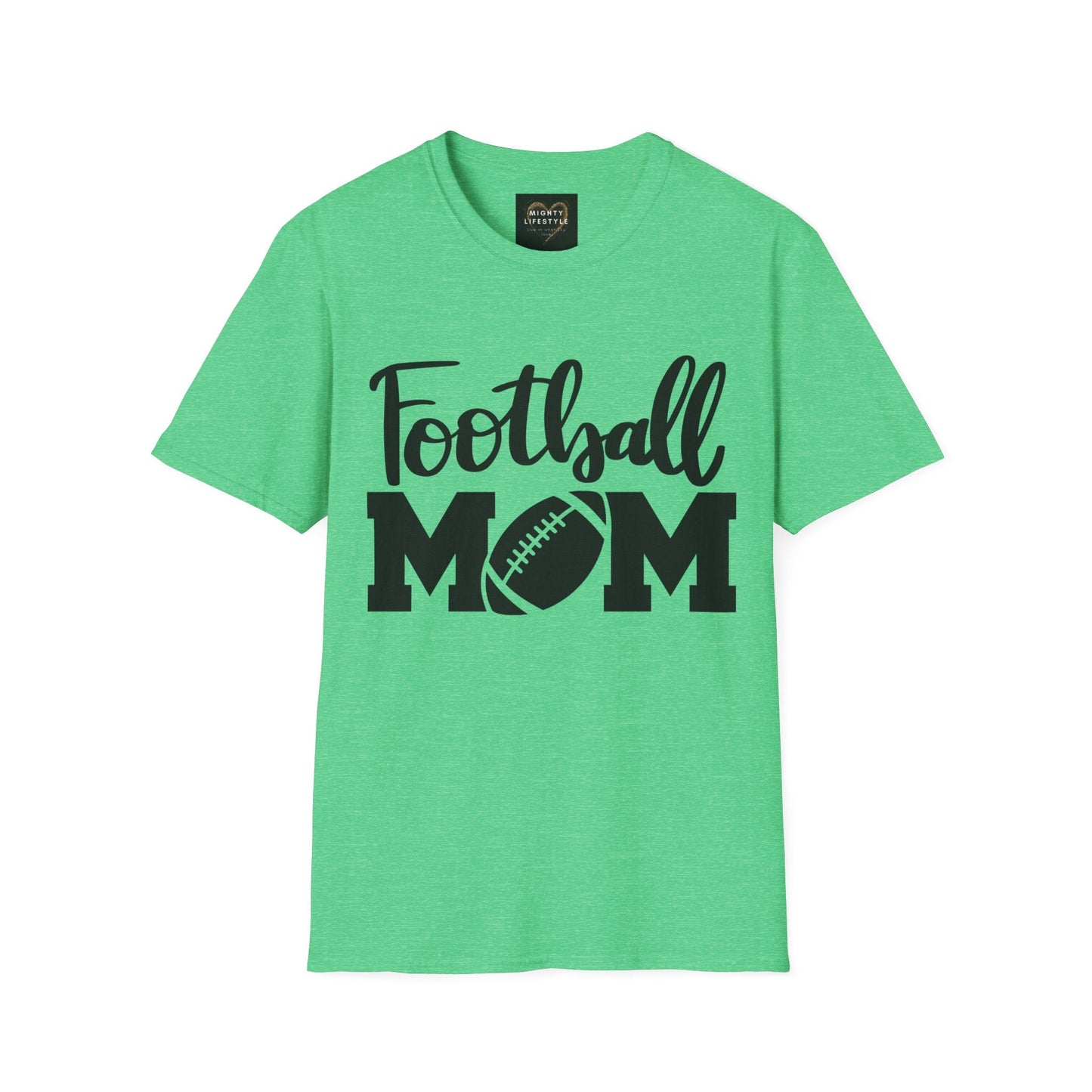 Football Mom Fan Shirt | Tackle and Flag Football Shirt | Sports Shirt | Football Player Shirt | Mighty Lifestyle | Softstyle T-Shirt - Mighty Lifestyle