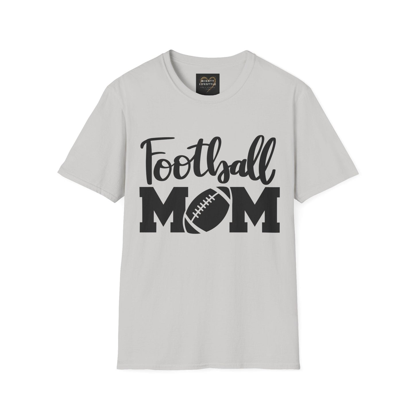 Football Mom Fan Shirt | Tackle and Flag Football Shirt | Sports Shirt | Football Player Shirt | Mighty Lifestyle | Softstyle T-Shirt - Mighty Lifestyle