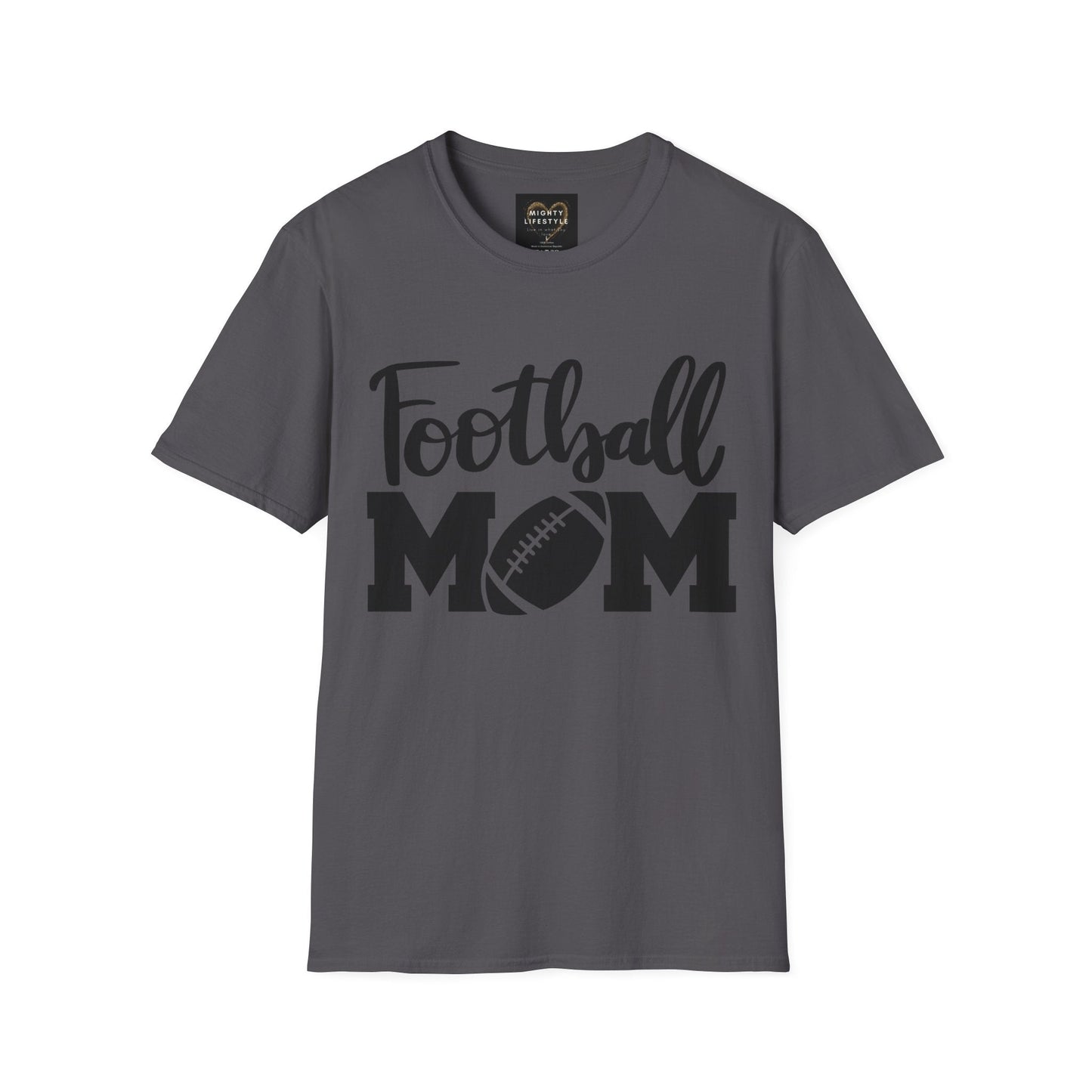 Football Mom Fan Shirt | Tackle and Flag Football Shirt | Sports Shirt | Football Player Shirt | Mighty Lifestyle | Softstyle T-Shirt - Mighty Lifestyle