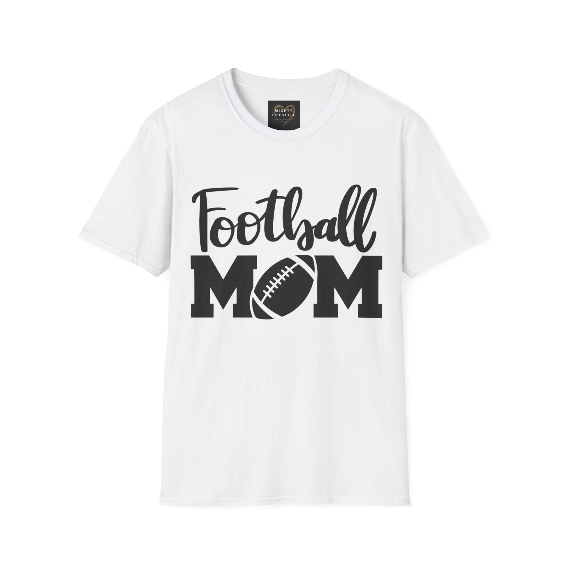 Football Mom Fan Shirt | Tackle and Flag Football Shirt | Sports Shirt | Football Player Shirt | Mighty Lifestyle | Softstyle T-Shirt - Mighty Lifestyle