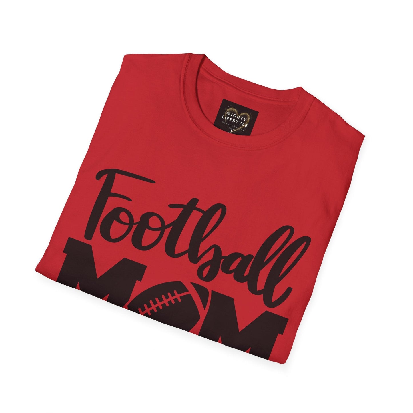 Football Mom Fan Shirt | Tackle and Flag Football Shirt | Sports Shirt | Football Player Shirt | Mighty Lifestyle | Softstyle T-Shirt - Mighty Lifestyle