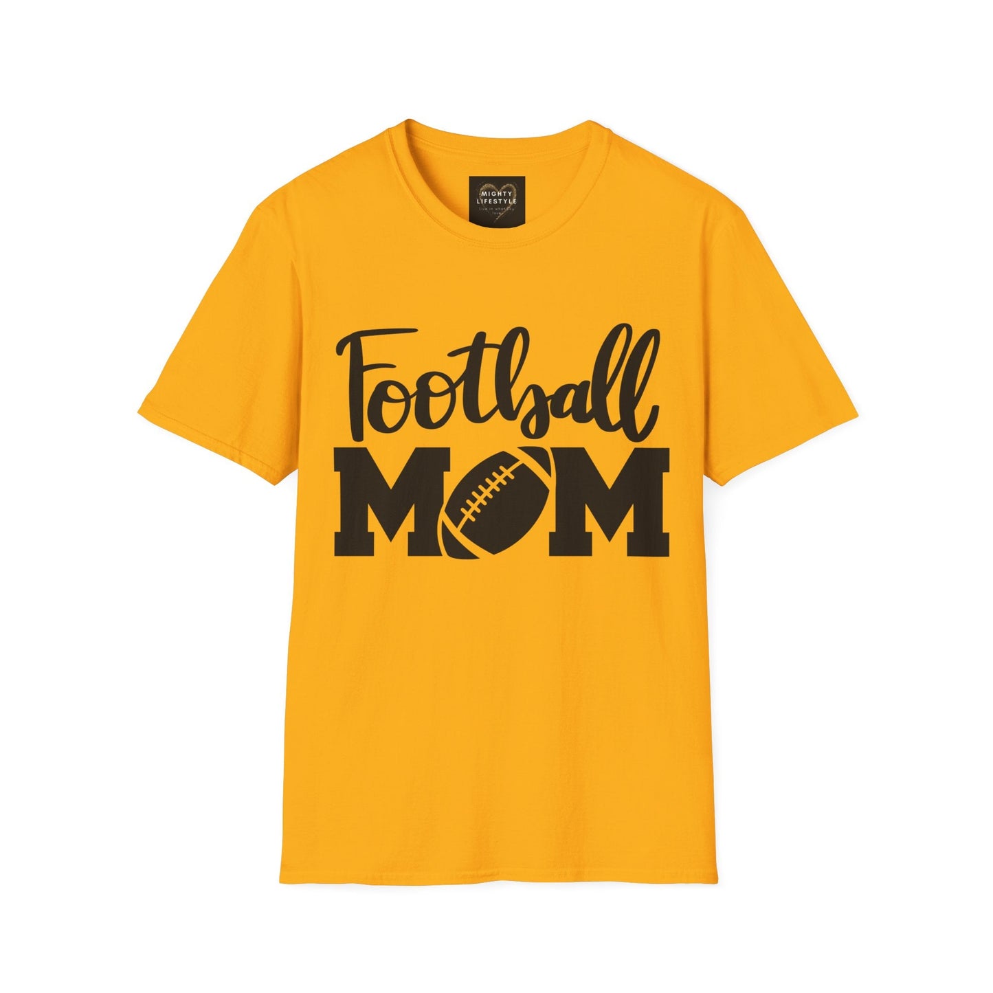 Football Mom Fan Shirt | Tackle and Flag Football Shirt | Sports Shirt | Football Player Shirt | Mighty Lifestyle | Softstyle T-Shirt - Mighty Lifestyle