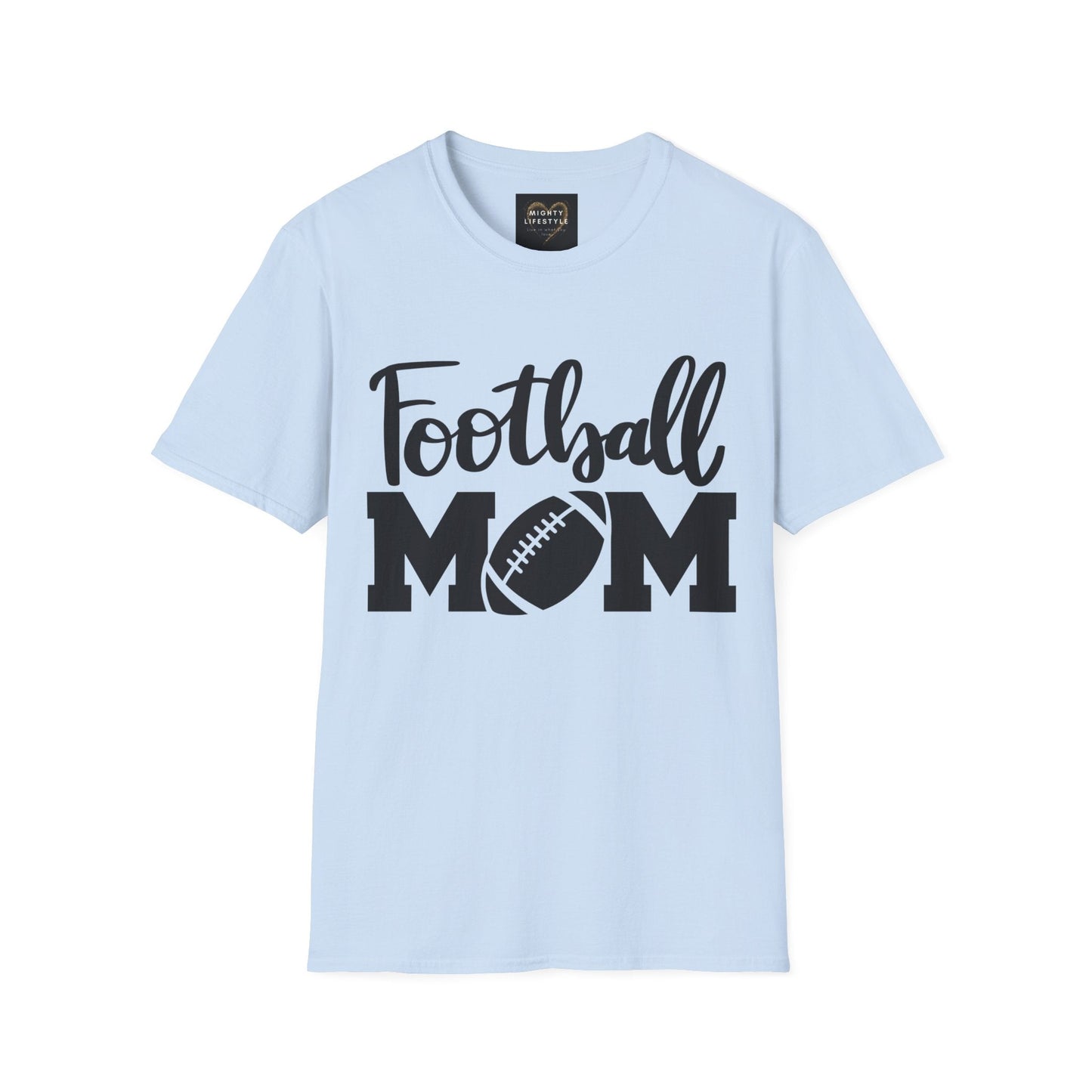 Football Mom Fan Shirt | Tackle and Flag Football Shirt | Sports Shirt | Football Player Shirt | Mighty Lifestyle | Softstyle T-Shirt - Mighty Lifestyle