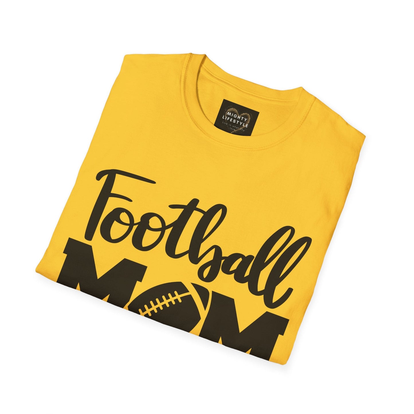 Football Mom Fan Shirt | Tackle and Flag Football Shirt | Sports Shirt | Football Player Shirt | Mighty Lifestyle | Softstyle T-Shirt - Mighty Lifestyle