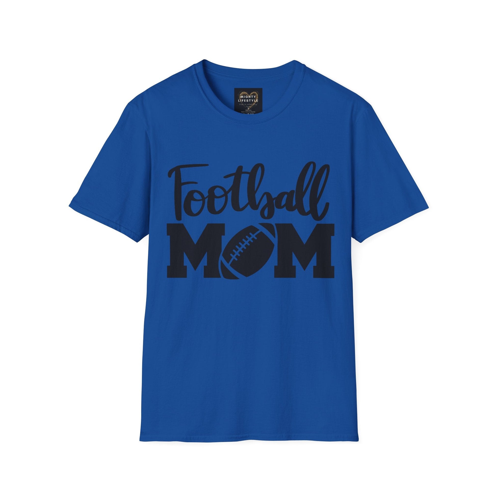 Football Mom Fan Shirt | Tackle and Flag Football Shirt | Sports Shirt | Football Player Shirt | Mighty Lifestyle | Softstyle T-Shirt - Mighty Lifestyle