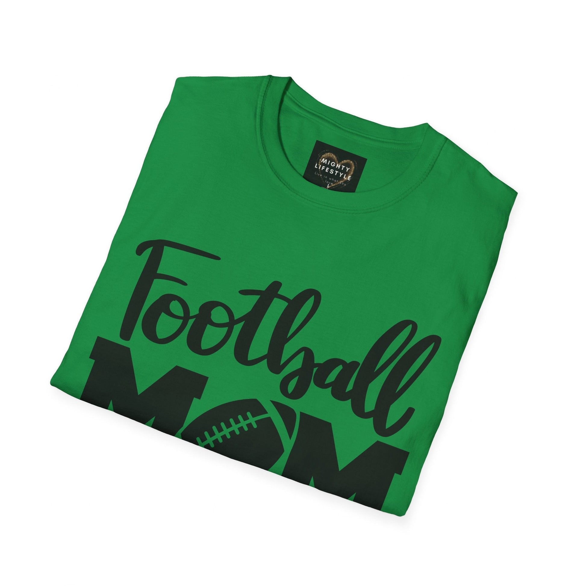 Football Mom Fan Shirt | Tackle and Flag Football Shirt | Sports Shirt | Football Player Shirt | Mighty Lifestyle | Softstyle T-Shirt - Mighty Lifestyle