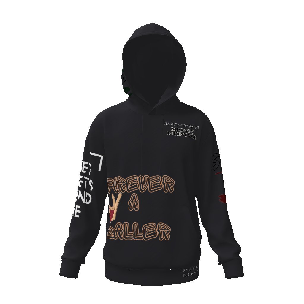 Forever A Baller Baller Baller Unisex Sports Basketball Hoodie Mighty Lifestyle Basketball - Mighty Lifestyle