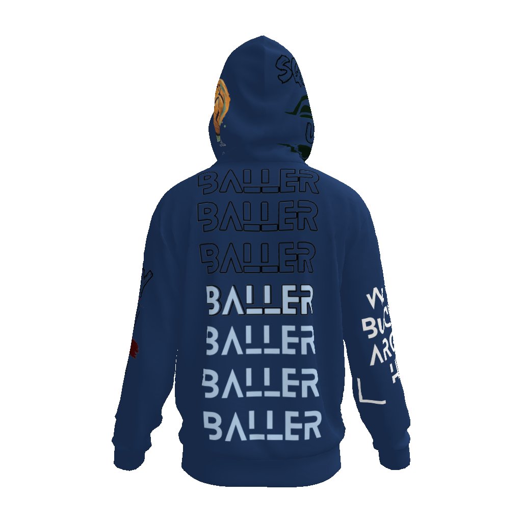 Forever A Baller Baller Baller Unisex Sports Basketball Hoodie Mighty Lifestyle Basketball - Mighty Lifestyle