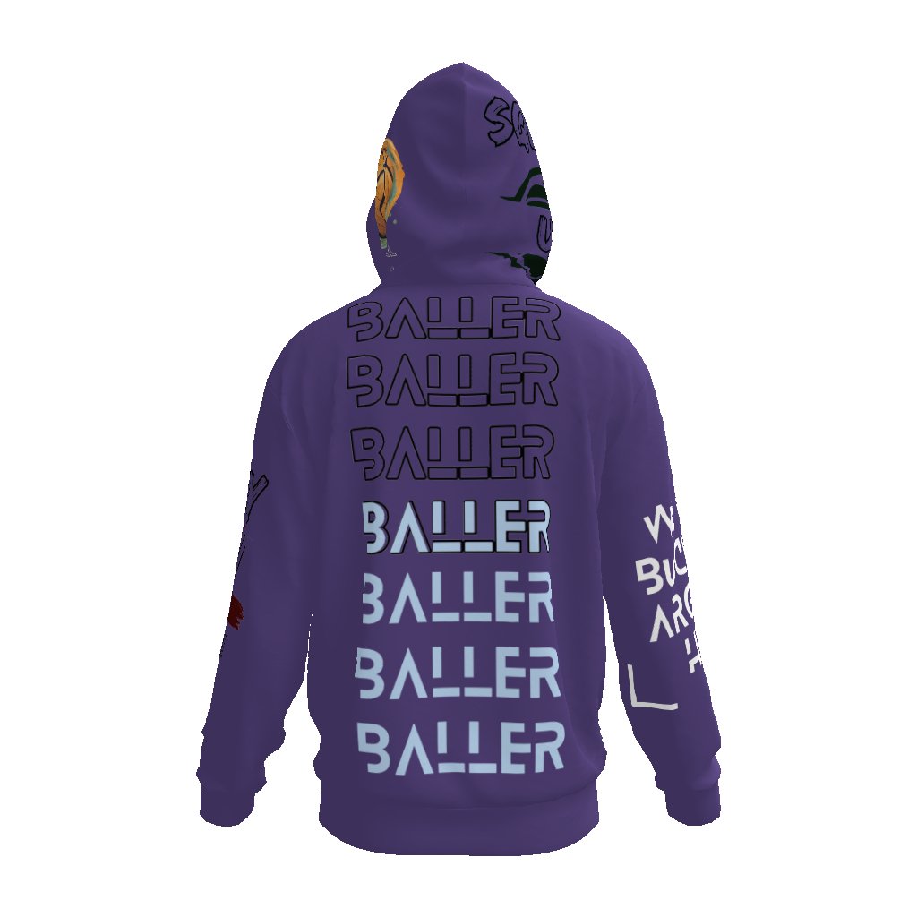 Forever A Baller Baller Baller Unisex Sports Basketball Hoodie Mighty Lifestyle Basketball - Mighty Lifestyle