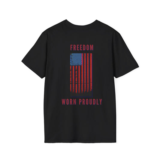 Freedom Worn Proudly Shirt, American Shirt, American Pride, Patriot Shirt, Labor Day, American Tee, USA - Mighty Lifestyle