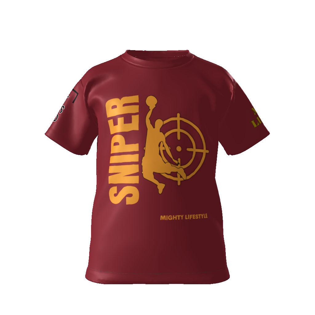 Youth Sniper Sharp Shooter Basketball Shirt | DryFit Shirt Keep Cool Athletic Shirt | Sniper Sharp Shooter Kids Softstyle T-Shirt