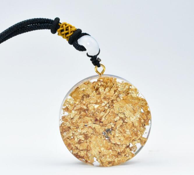 Goddess Pendant Necklace | Crystal Gravel Resin Pendant - Mighty Lifestyle