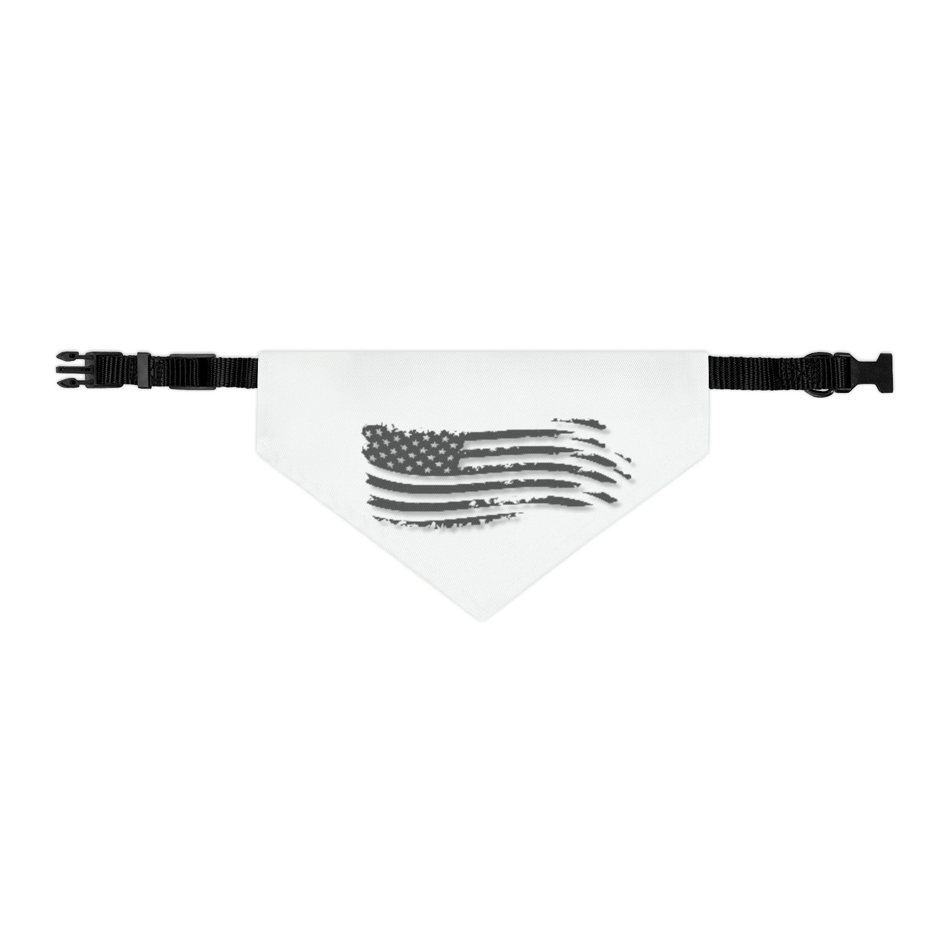 Grayed US Flag Collar, Dog collar, cat collar, pet collar - Mighty Lifestyle