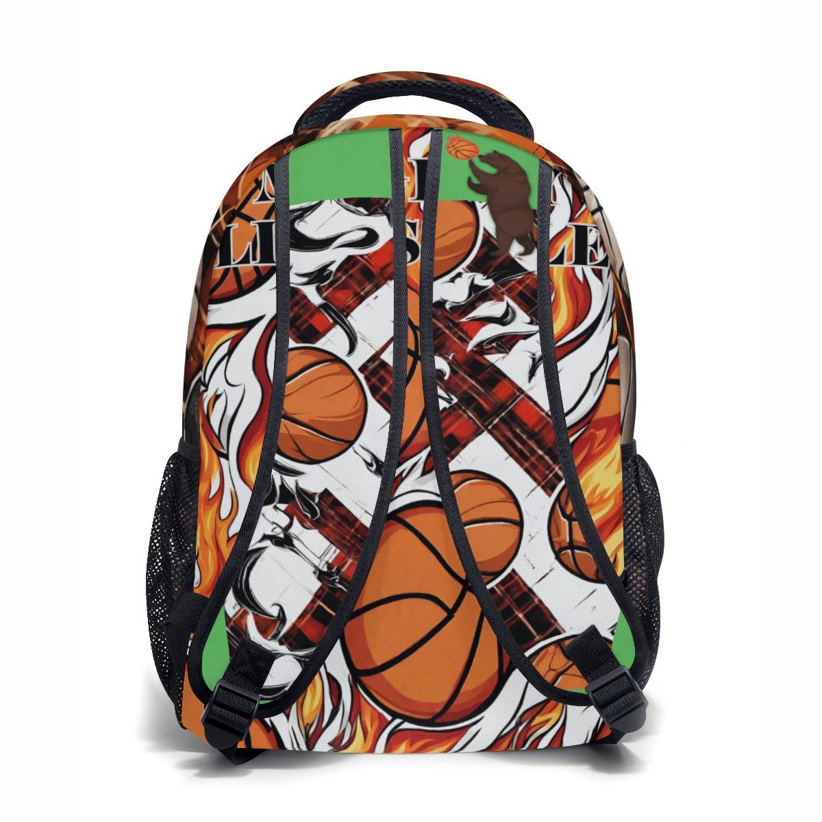 Grizzly Baller Backpack, Grizzly Baller School Bag, Grizzly Baller Bookbag, Grizzly Baller Carryon, Mighty Lifestyle Basketball Bag Gym Bag - Mighty Lifestyle