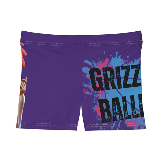 Grizzly Baller Bubble Shorts, Cute Shorts, Comfortable Shorts, Undershorts Tights, Volleyball Tights, Sports Tights, Women's Shorts - Mighty Lifestyle