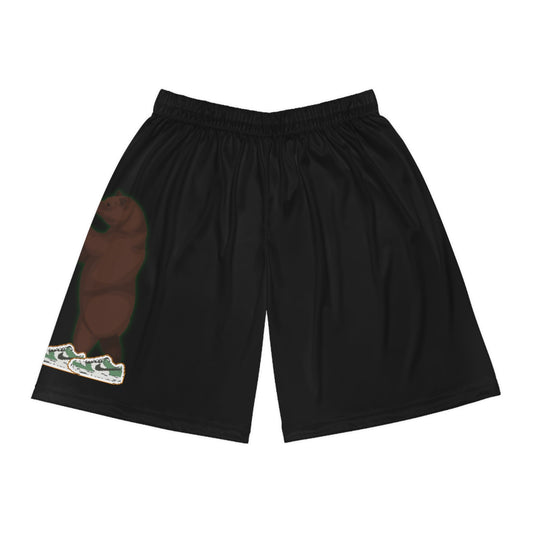 Grizzly Baller, Hoops, Basketball Shorts, basketball short - Mighty Lifestyle