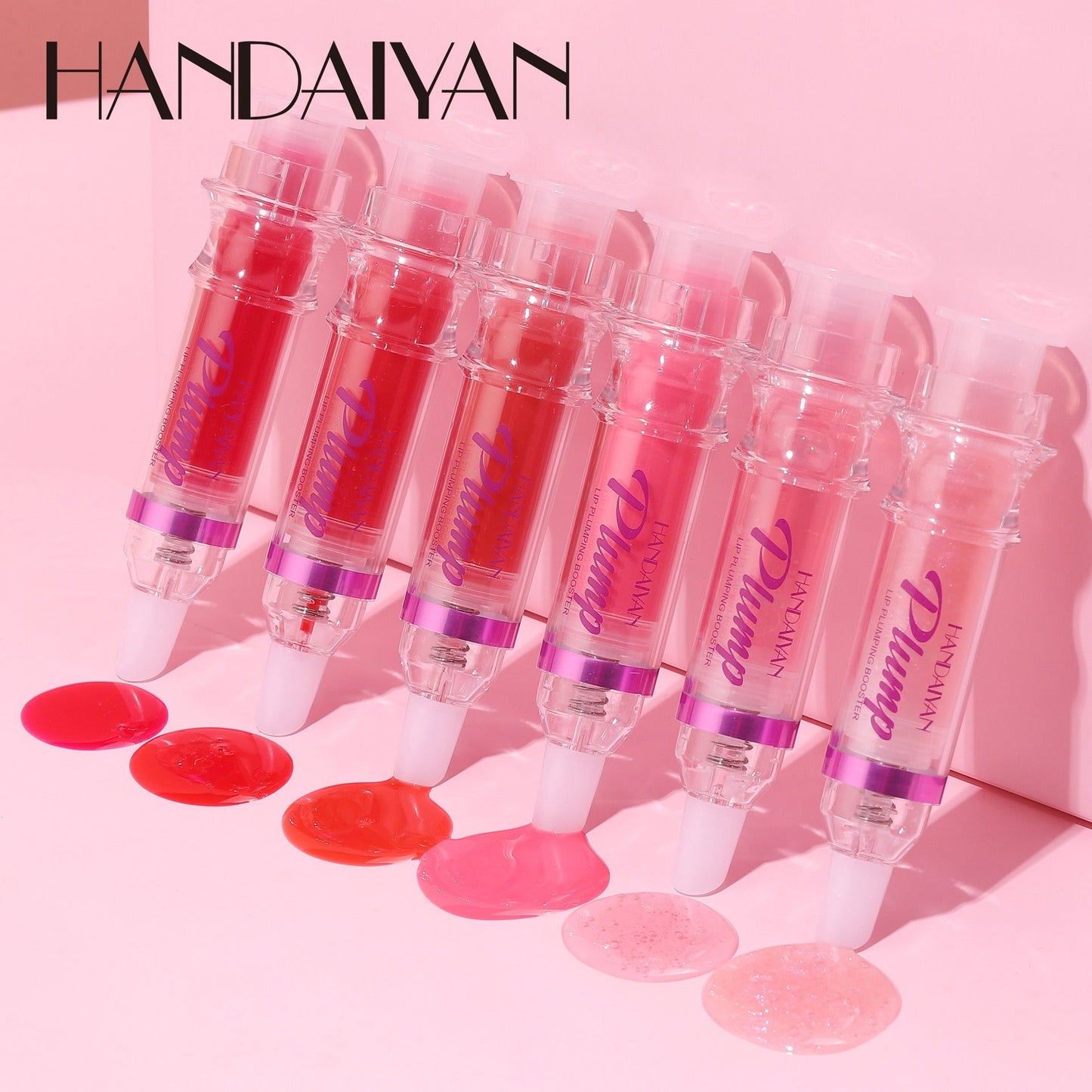 HANDAIYAN PLUMP & POUT Lip Plumping Booster Gloss, High Shine for Plumper Looking Lips,Extreme Shine Crystal Volume Lip Oil - Mighty Lifestyle