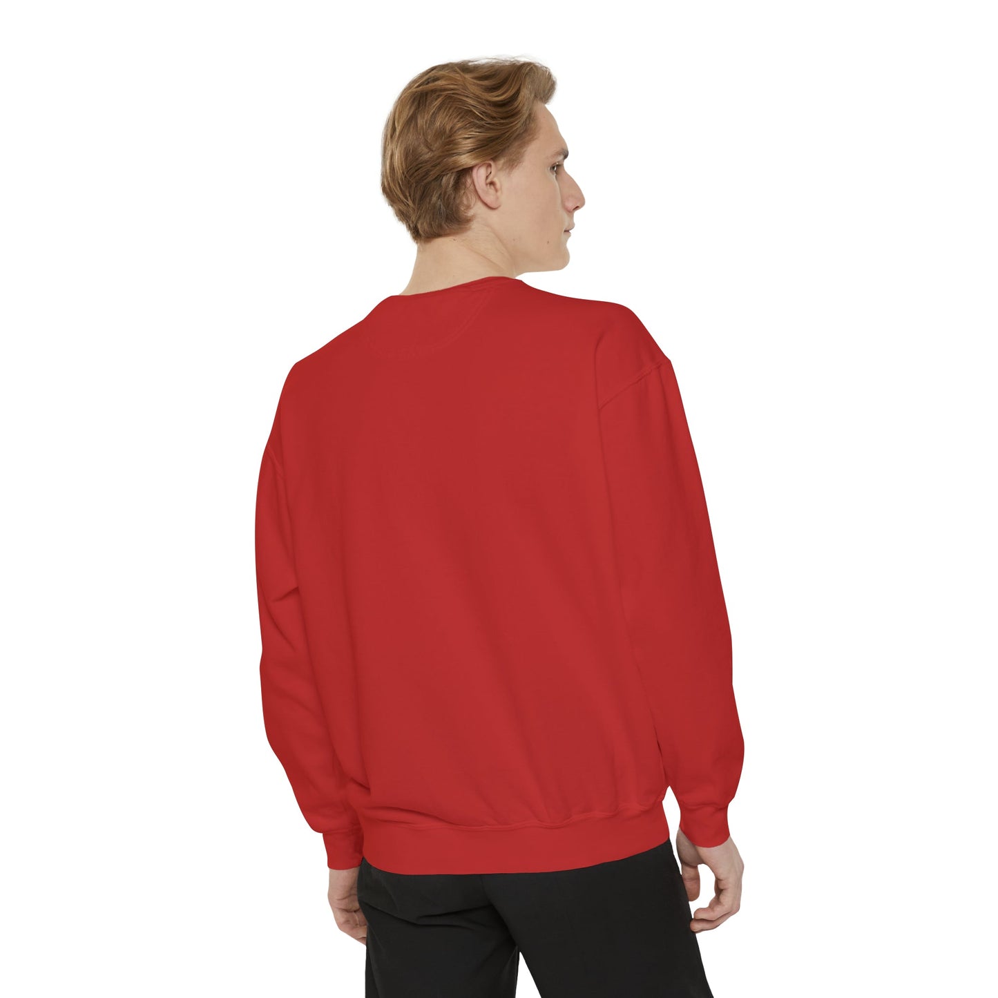 Hanukkah Sweater, Holiday, Hanukkah Season, Ugly Sweater, Sweater Party, Unisex Garment - Dyed Sweatshirt - Mighty Lifestyle