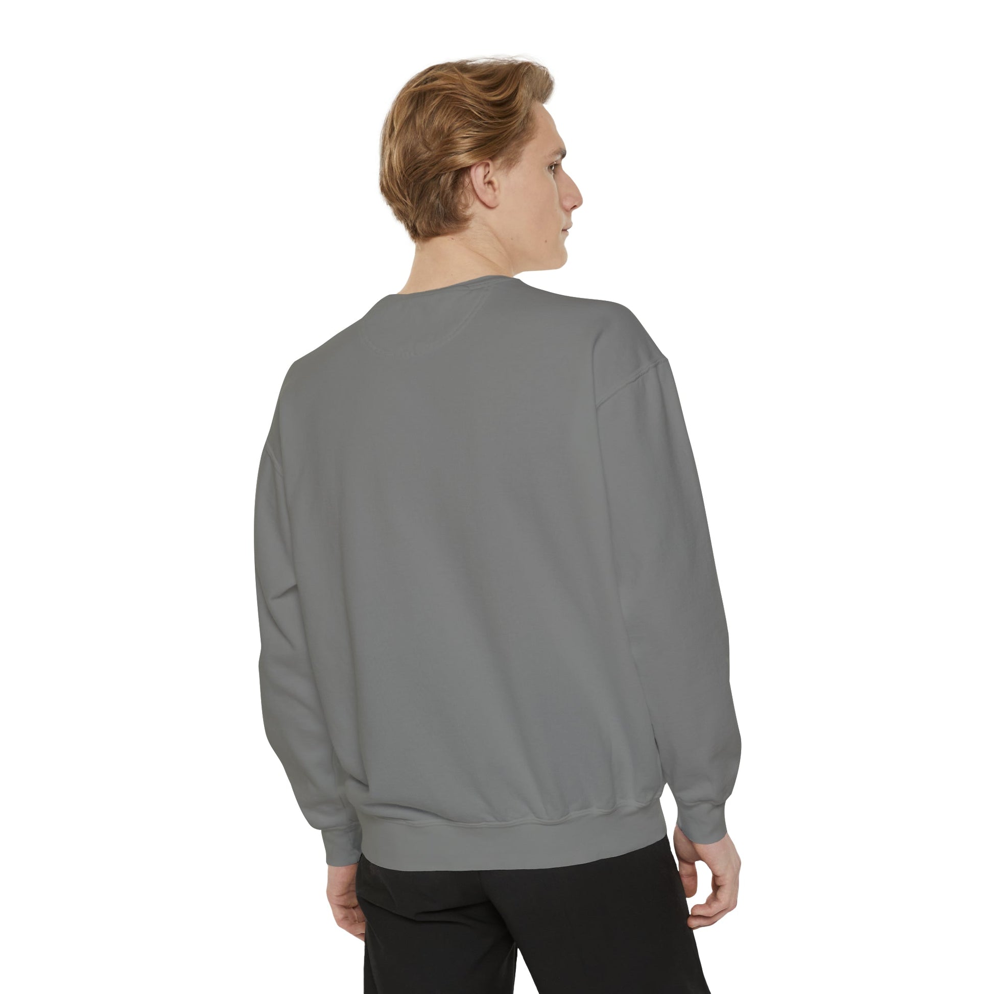 Hanukkah Sweater, Holiday, Hanukkah Season, Ugly Sweater, Sweater Party, Unisex Garment - Dyed Sweatshirt - Mighty Lifestyle