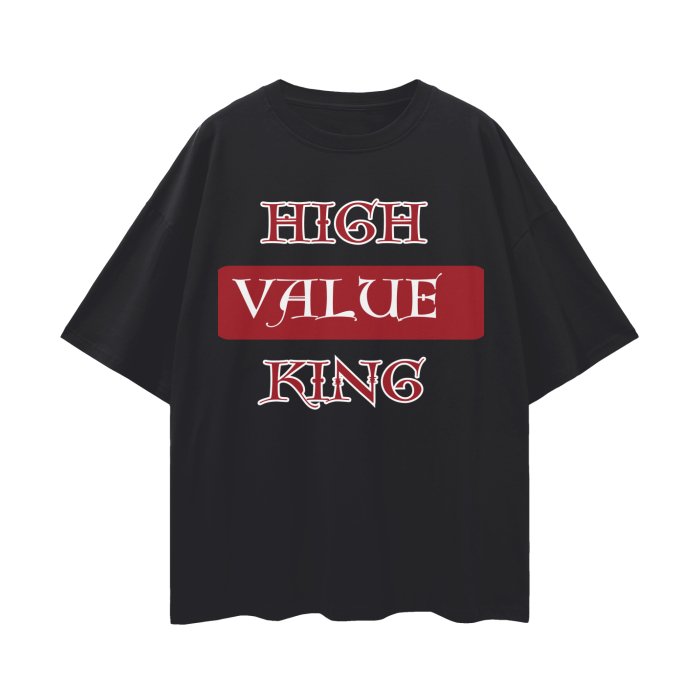 High Value King HBCU Culture Shirt Oversize Tee - Mighty Lifestyle