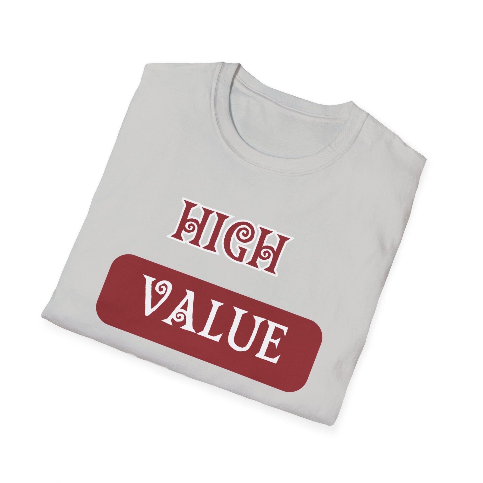 High Value Queen Crimson Shirt HBCU Culture Shirt Softstyle T-Shirt - Mighty Lifestyle