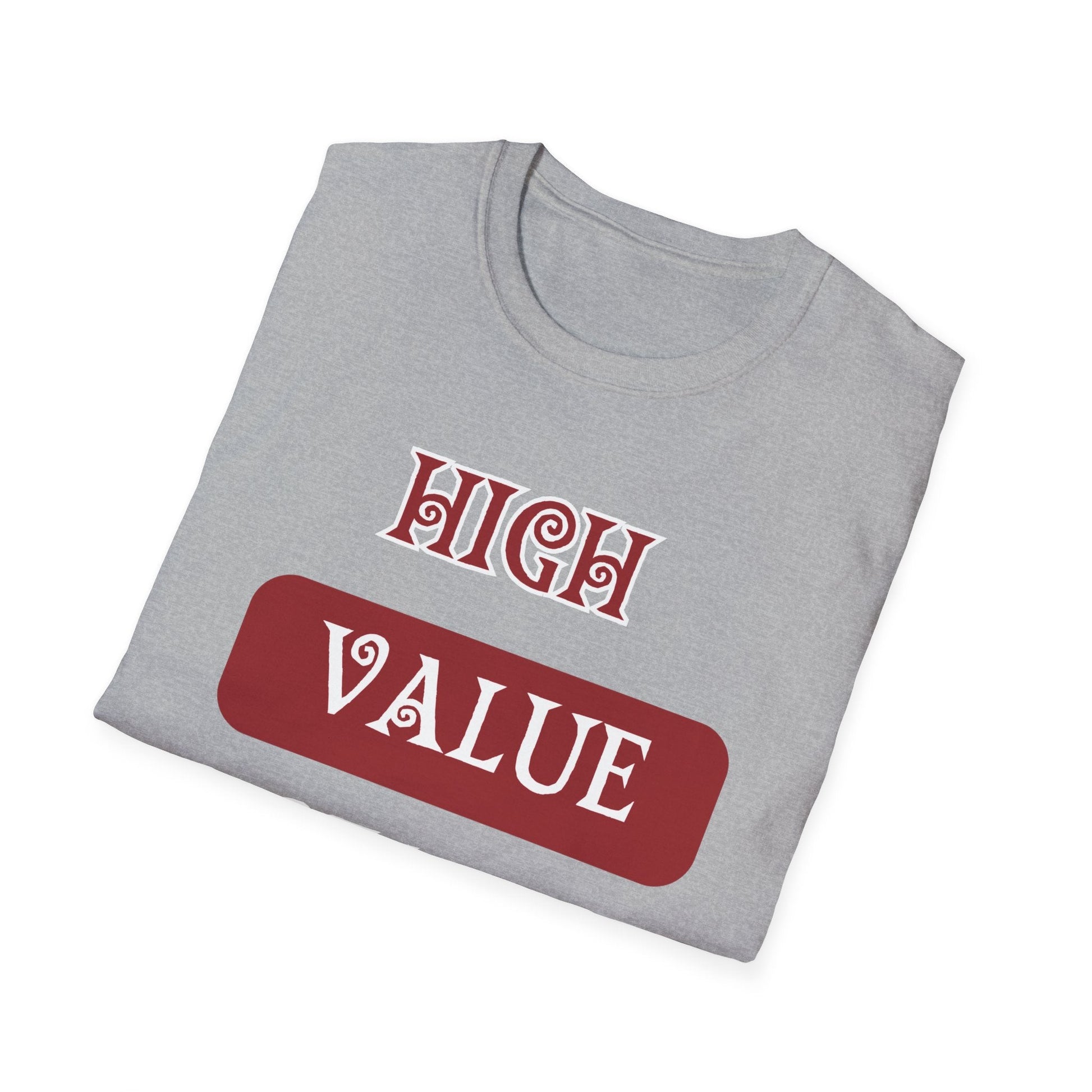 High Value Queen Crimson Shirt HBCU Culture Shirt Softstyle T-Shirt - Mighty Lifestyle